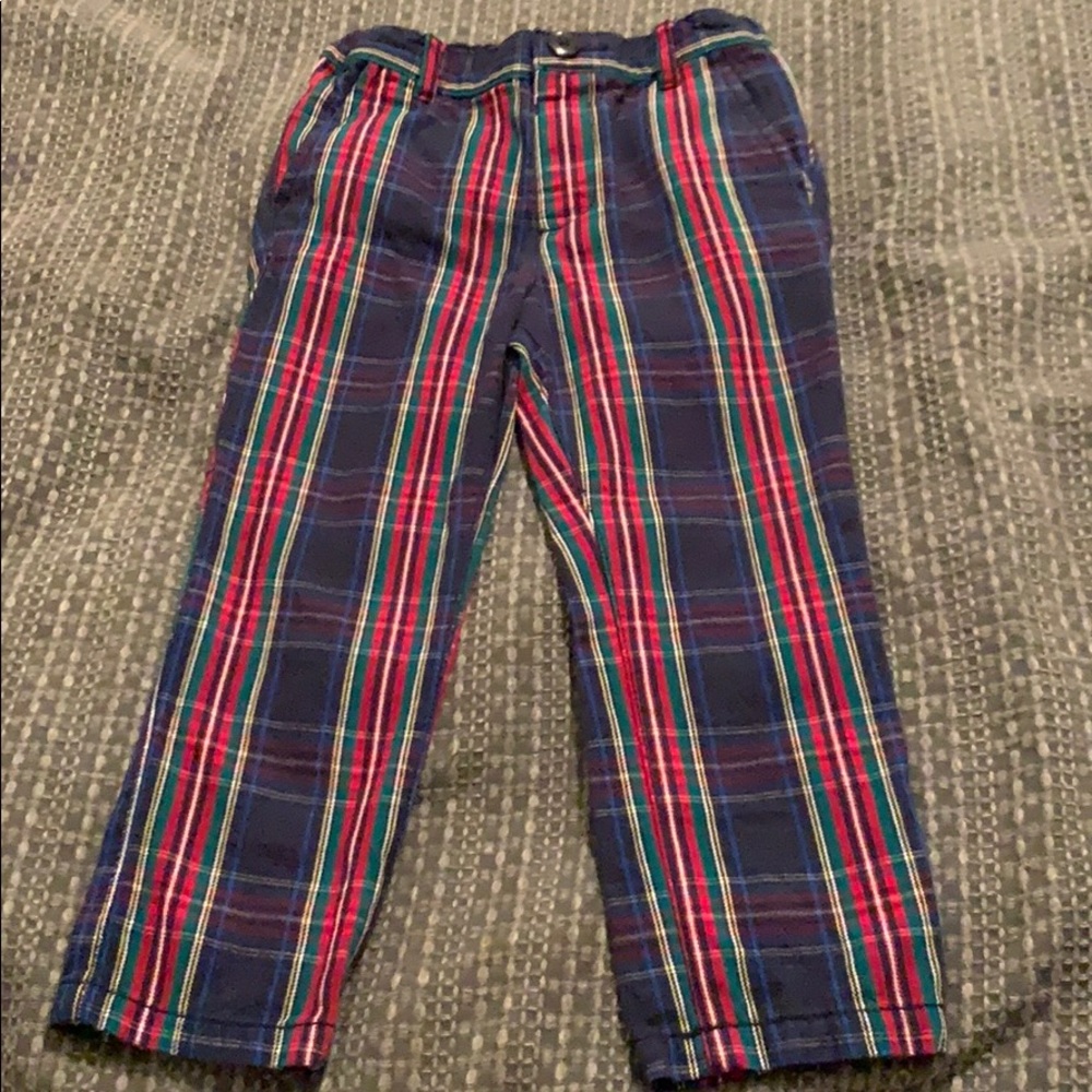 Plaid pants boys 3t